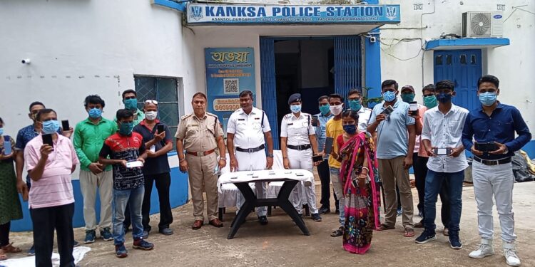 স্বাধীনতা দিবসে সাফল্যের উদযাপন কাঁকসা থানা র