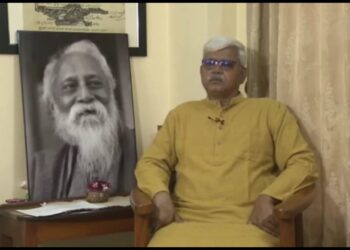 বিশ্বভারতীর উপাচার্যের  ভিডিও বার্তা, বিশ্বভারতী বাঁচানোর আর্জি,আন্দোলনে অনড় ছাত্রছাত্রীরা