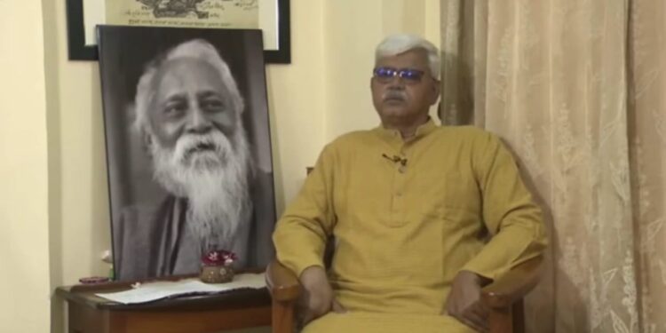 বিশ্বভারতীর উপাচার্যের ভিডিও বার্তা, বিশ্বভারতী বাঁচানোর আর্জি,আন্দোলনে অনড় ছাত্রছাত্রীরা